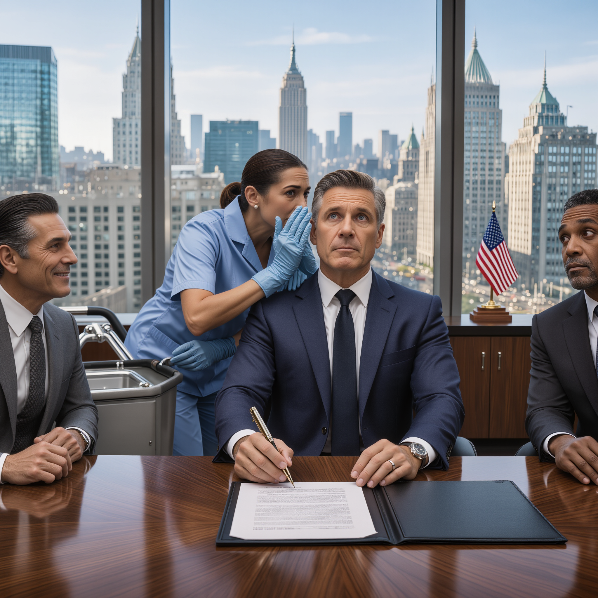 The Cleaning Lady Leaned In Closer And Quietly Said To The Millionaire, “Don’t Sign That.” Just A Few Seconds Later, The Whole Room Fell Silent.