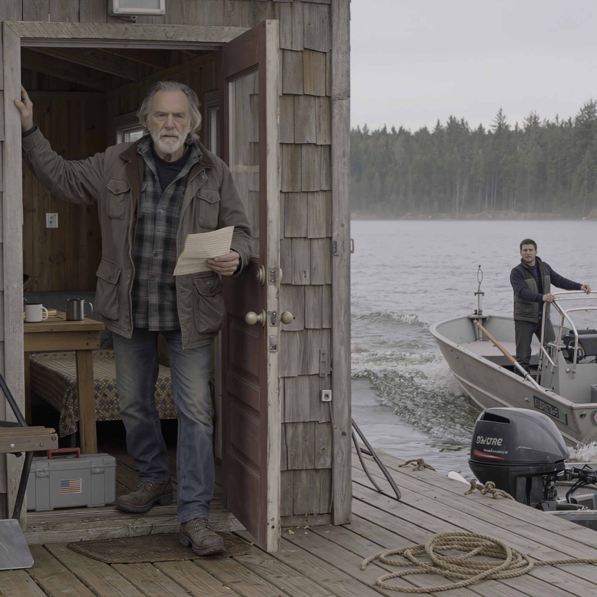 My Son Took Me On A Fishing Trip, Stole The Boat, And Left Me Stranded Alone In The Wilderness