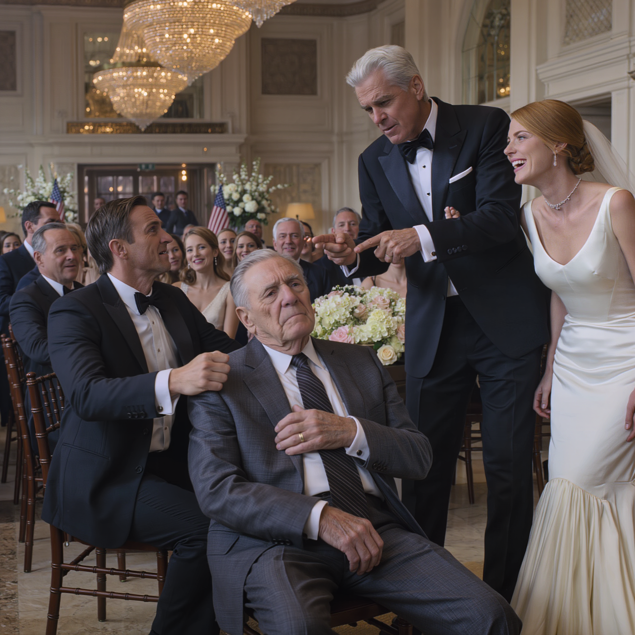 My In-Laws Mocked My Dad at My Wedding — They Never Expected the “Poor Old Man” Was a Billionaire