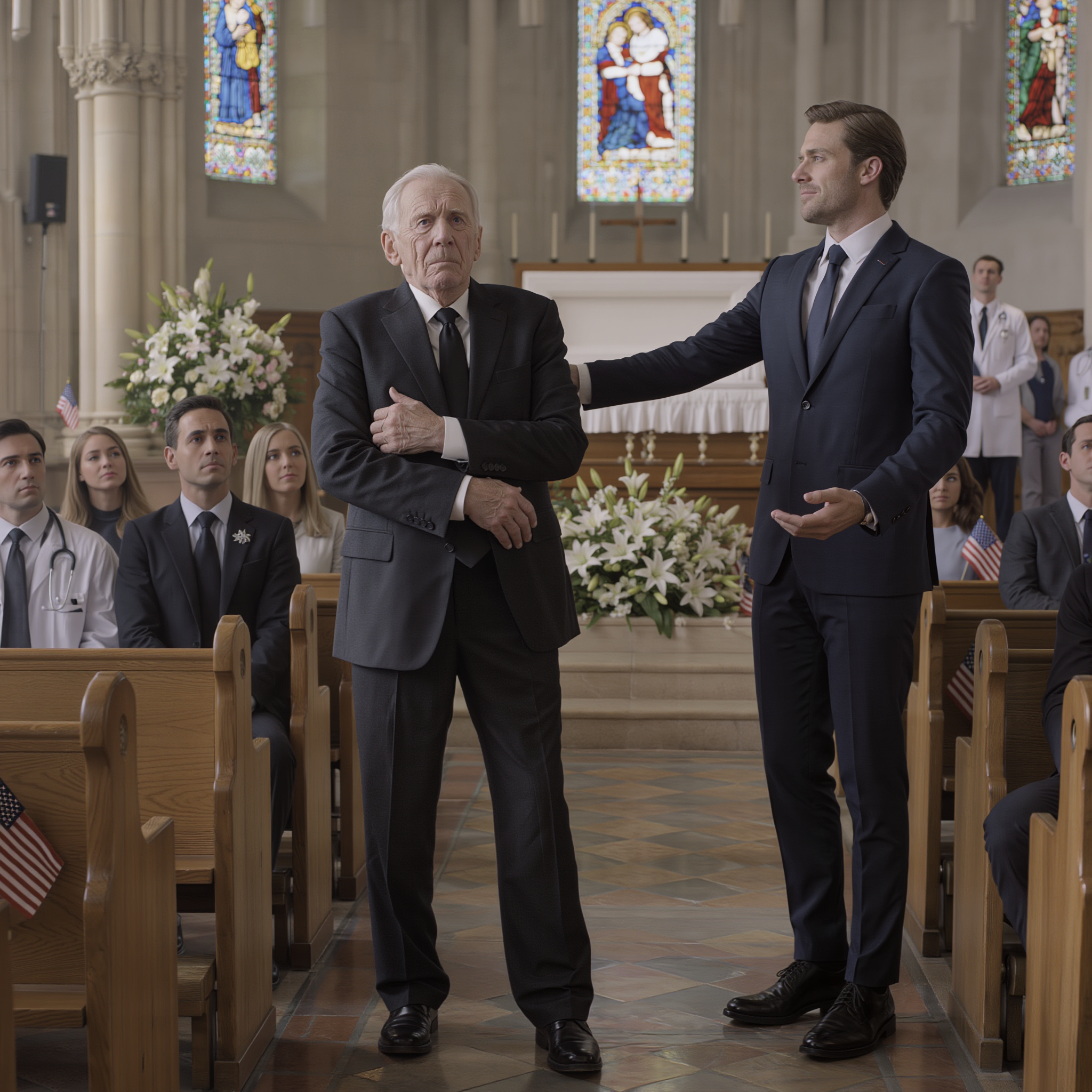 “Dad, Sit In The Back Row, You’re Not Really Meant To Sit Up Front,” My Son Said At The Funeral. I Only Smiled… And The Next Day…