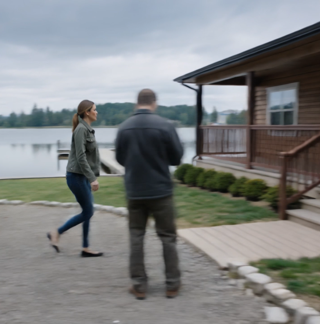 I Built My Parents a $350,000 Lake House for Their 40th Anniversary — But When I Pulled In, My Dad Was Standing on the Porch with His Hands Shaking While a Man I’d Never Seen Before Was Taking Pictures of the House